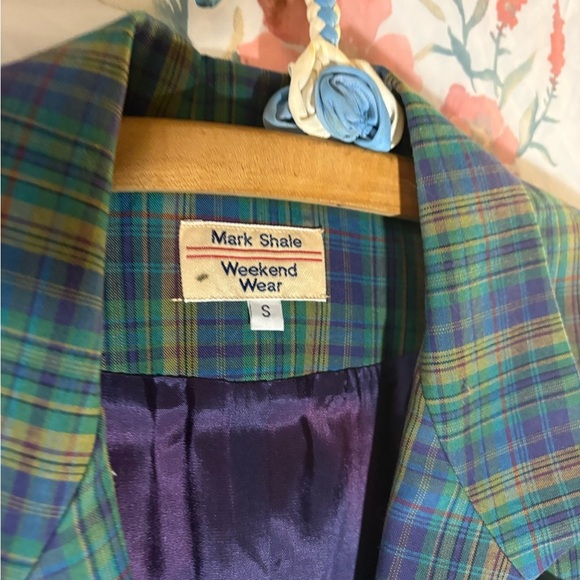 Vintage Mark Shale Plaid Blazer - Picture 4 of 9